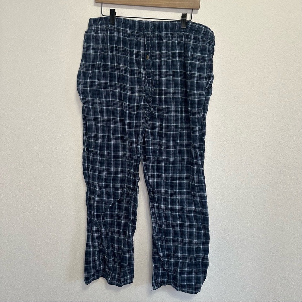 Men’s Faded Glory Navy Flannel Sweatpants – Size Large